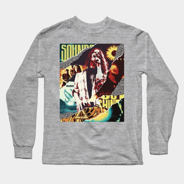 Grunge Collage Long Sleeve T-Shirt by Aefe